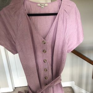 Madewell Purple Jumpsuit